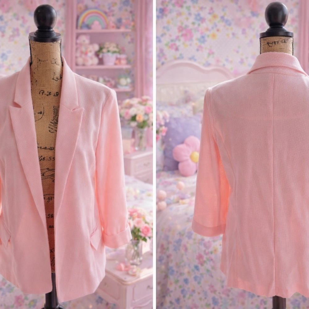 Elegant Pink Women's Blazer